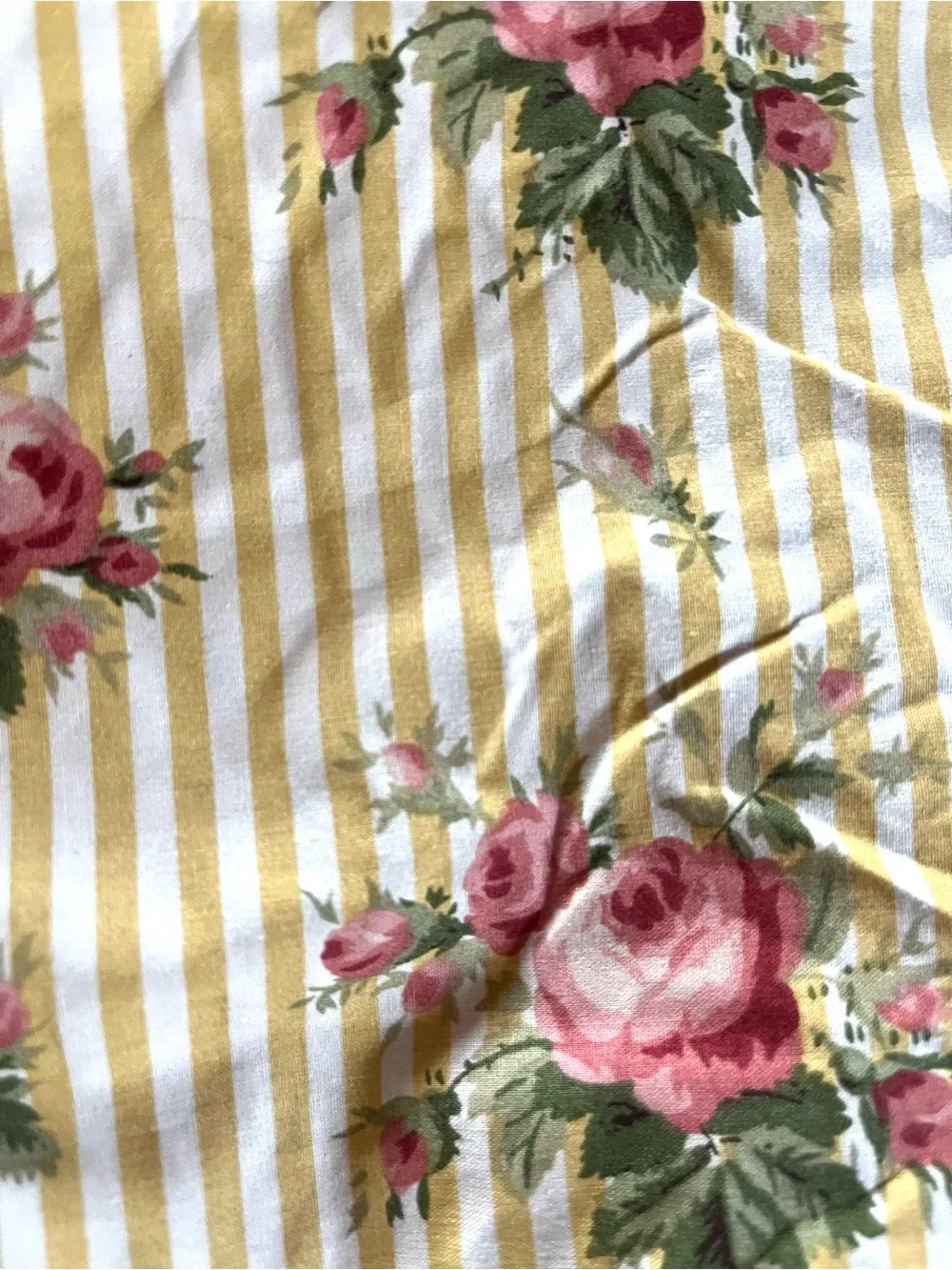 Ralph Lauren Vintage Sophie Brooke Cotton Twin Fitted Sheet